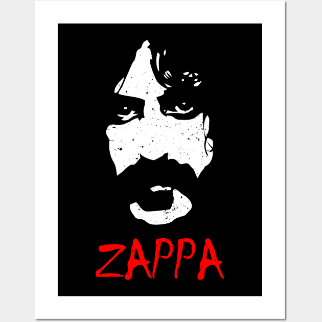 Frank Zappa Wall Art by Azarine